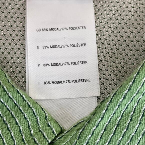 The North Face Shirt Mens M Button Front Hiking Outdoor Green Check Short Sleeve - Picture 5 of 12